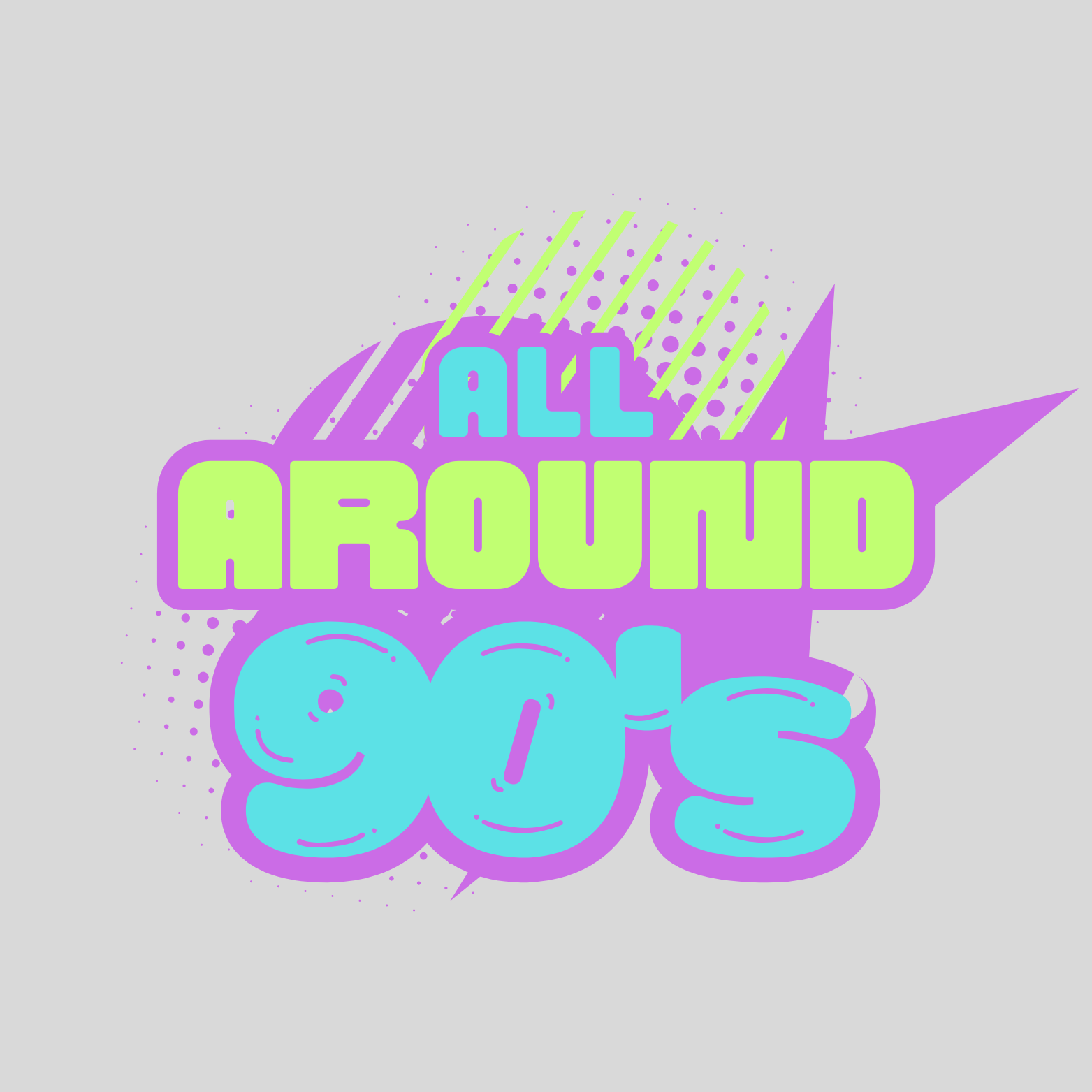 All Around 90s station logo